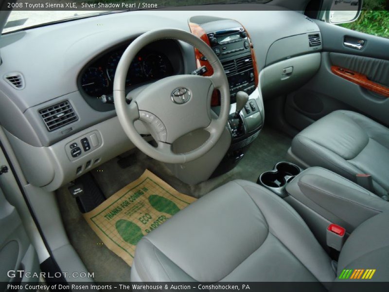 Silver Shadow Pearl / Stone 2008 Toyota Sienna XLE