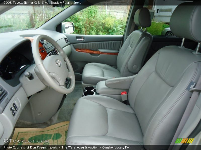 Silver Shadow Pearl / Stone 2008 Toyota Sienna XLE