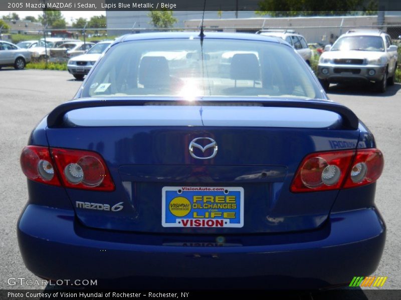 Lapis Blue Metallic / Beige 2005 Mazda MAZDA6 i Sedan