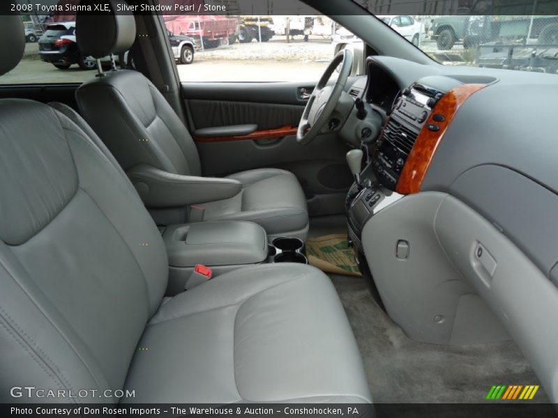 Silver Shadow Pearl / Stone 2008 Toyota Sienna XLE