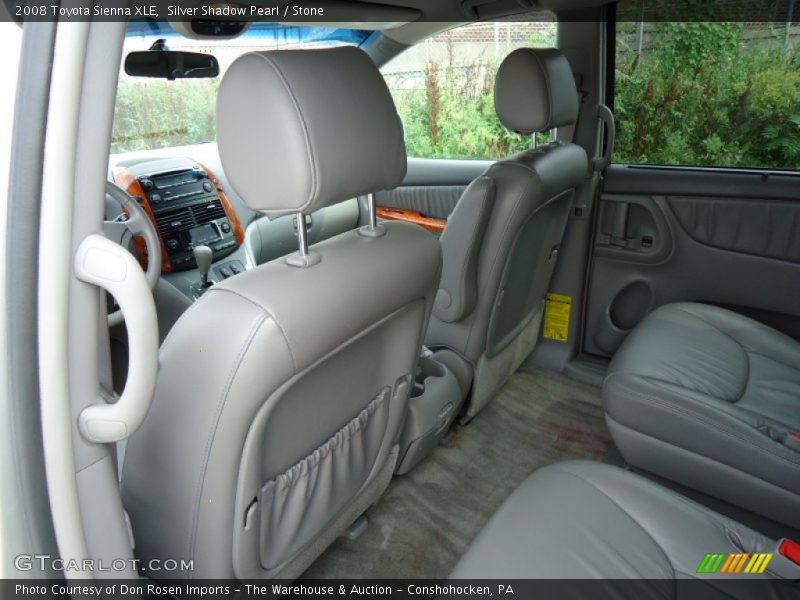 Silver Shadow Pearl / Stone 2008 Toyota Sienna XLE