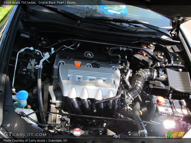 Crystal Black Pearl / Ebony 2009 Acura TSX Sedan