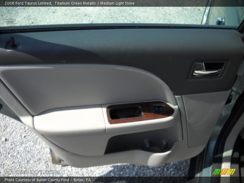 Titanium Green Metallic / Medium Light Stone 2008 Ford Taurus Limited