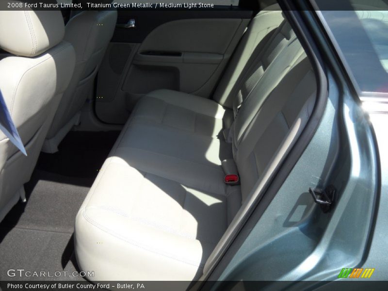 Titanium Green Metallic / Medium Light Stone 2008 Ford Taurus Limited