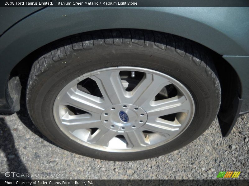 Titanium Green Metallic / Medium Light Stone 2008 Ford Taurus Limited