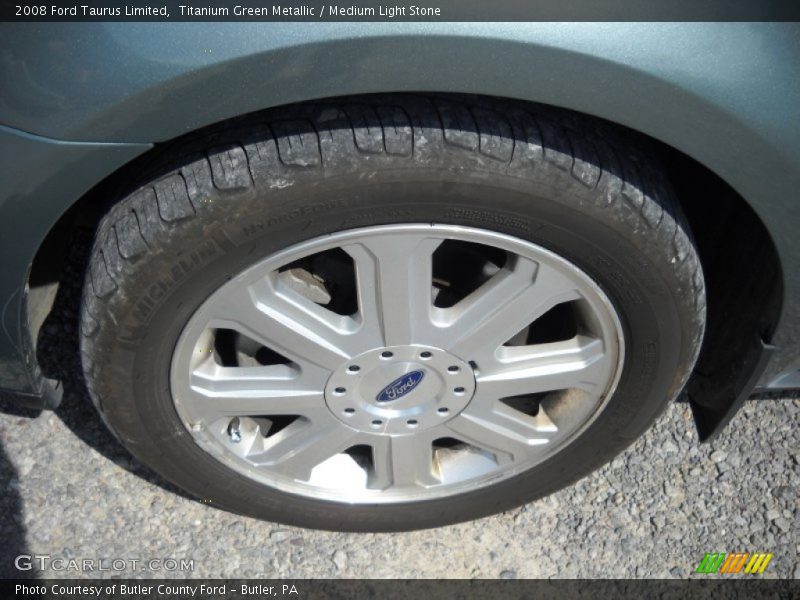 Titanium Green Metallic / Medium Light Stone 2008 Ford Taurus Limited