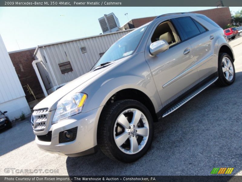 Pewter Metallic / Cashmere 2009 Mercedes-Benz ML 350 4Matic