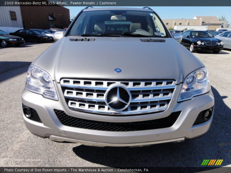 Pewter Metallic / Cashmere 2009 Mercedes-Benz ML 350 4Matic