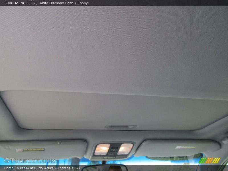 White Diamond Pearl / Ebony 2008 Acura TL 3.2