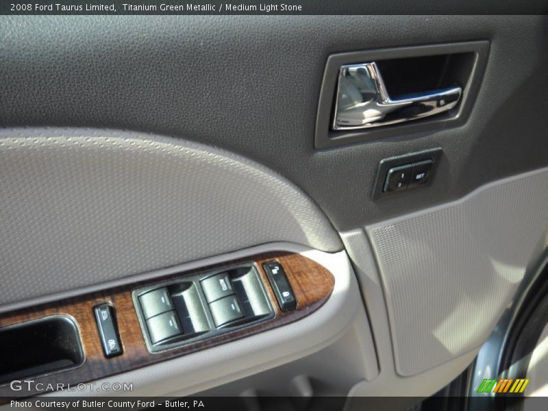 Titanium Green Metallic / Medium Light Stone 2008 Ford Taurus Limited