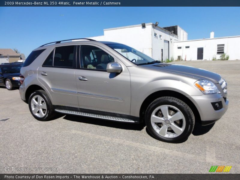 Pewter Metallic / Cashmere 2009 Mercedes-Benz ML 350 4Matic