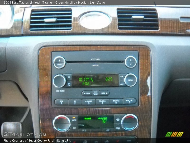 Titanium Green Metallic / Medium Light Stone 2008 Ford Taurus Limited
