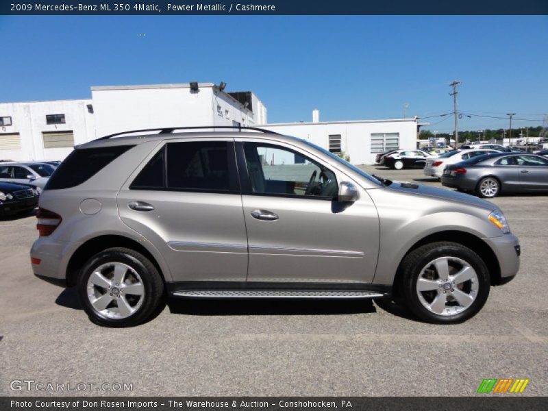 Pewter Metallic / Cashmere 2009 Mercedes-Benz ML 350 4Matic