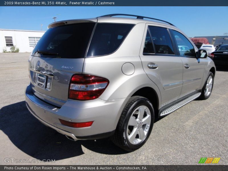 Pewter Metallic / Cashmere 2009 Mercedes-Benz ML 350 4Matic
