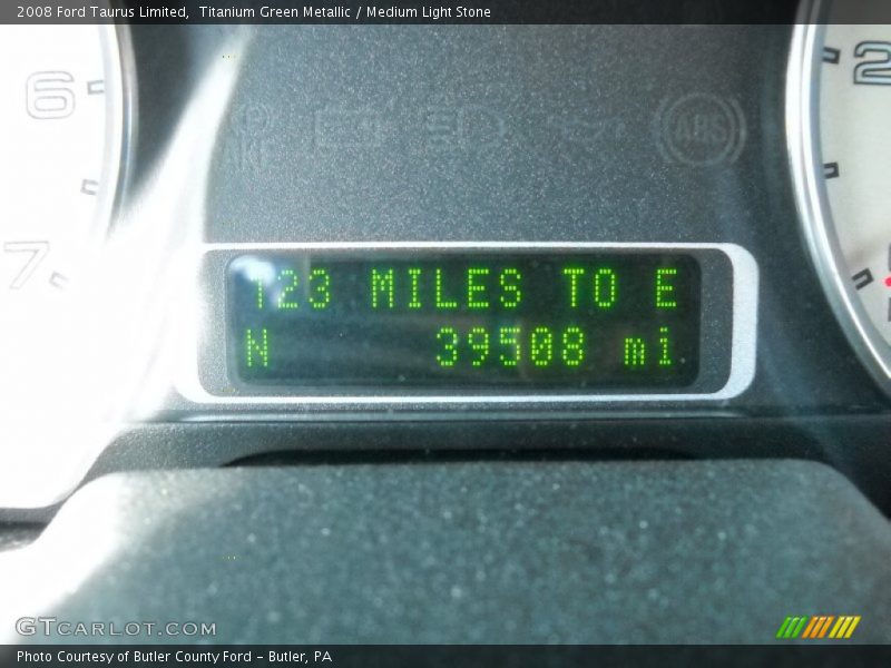 Titanium Green Metallic / Medium Light Stone 2008 Ford Taurus Limited