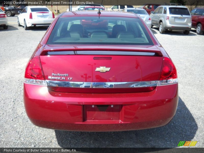 Red Jewel Tintcoat / Ebony Black 2008 Chevrolet Impala LT