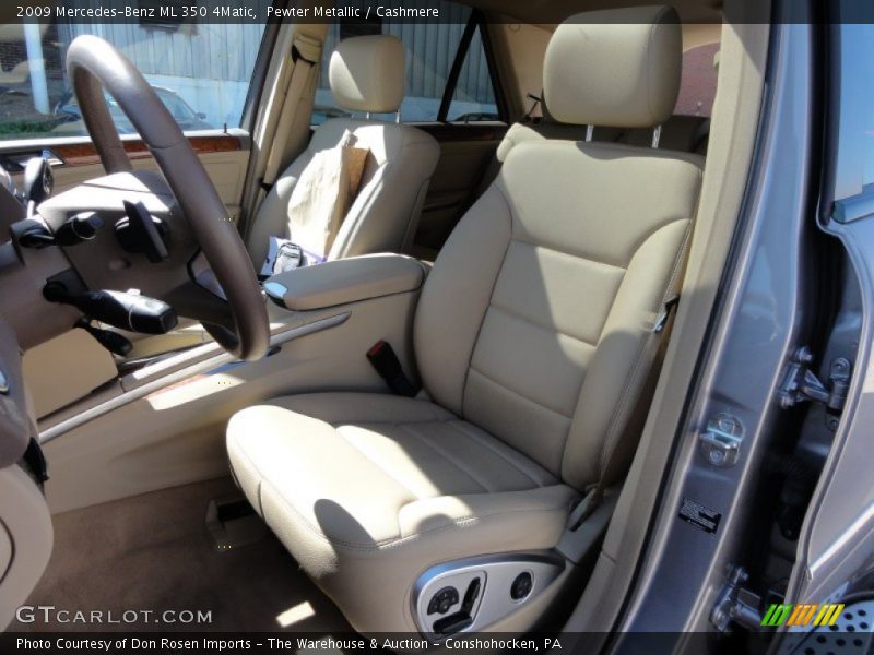 Pewter Metallic / Cashmere 2009 Mercedes-Benz ML 350 4Matic