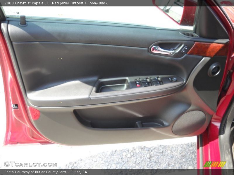 Red Jewel Tintcoat / Ebony Black 2008 Chevrolet Impala LT