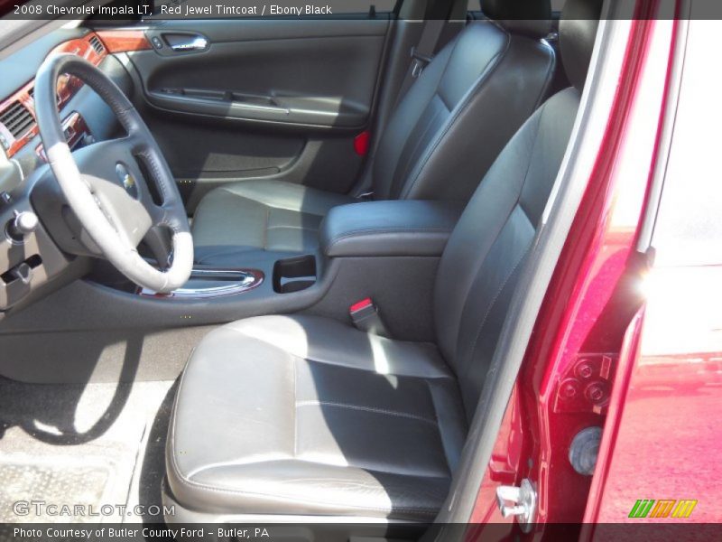 Red Jewel Tintcoat / Ebony Black 2008 Chevrolet Impala LT