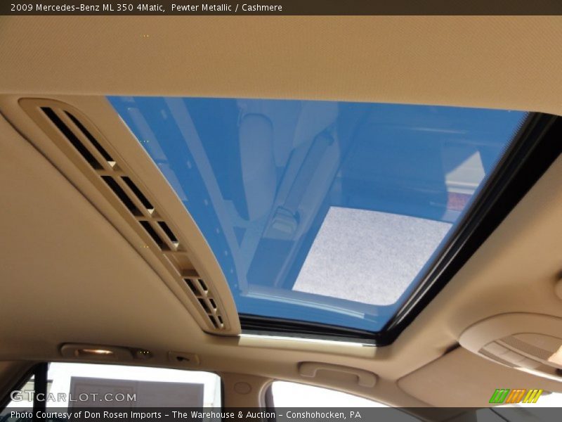 Pewter Metallic / Cashmere 2009 Mercedes-Benz ML 350 4Matic