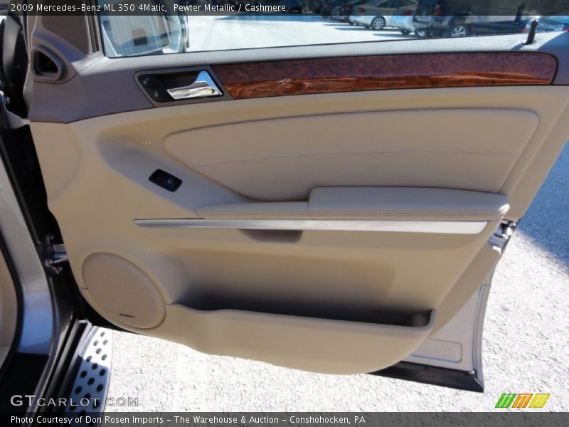 Pewter Metallic / Cashmere 2009 Mercedes-Benz ML 350 4Matic
