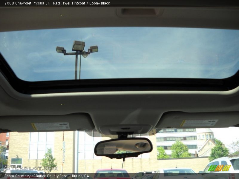 Red Jewel Tintcoat / Ebony Black 2008 Chevrolet Impala LT