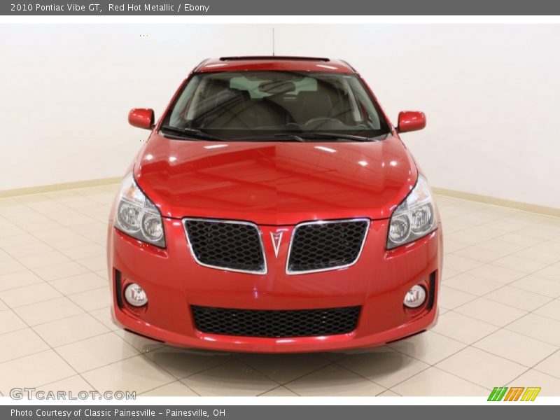 Red Hot Metallic / Ebony 2010 Pontiac Vibe GT