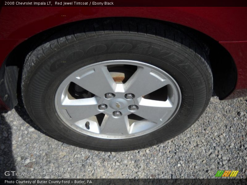 Red Jewel Tintcoat / Ebony Black 2008 Chevrolet Impala LT