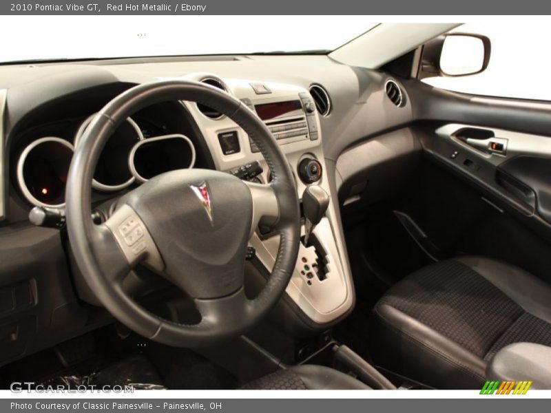 Red Hot Metallic / Ebony 2010 Pontiac Vibe GT