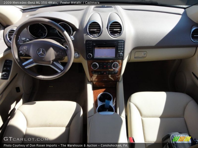 Pewter Metallic / Cashmere 2009 Mercedes-Benz ML 350 4Matic