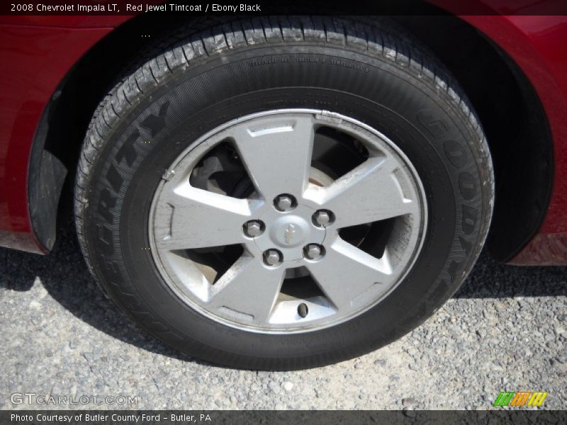 Red Jewel Tintcoat / Ebony Black 2008 Chevrolet Impala LT