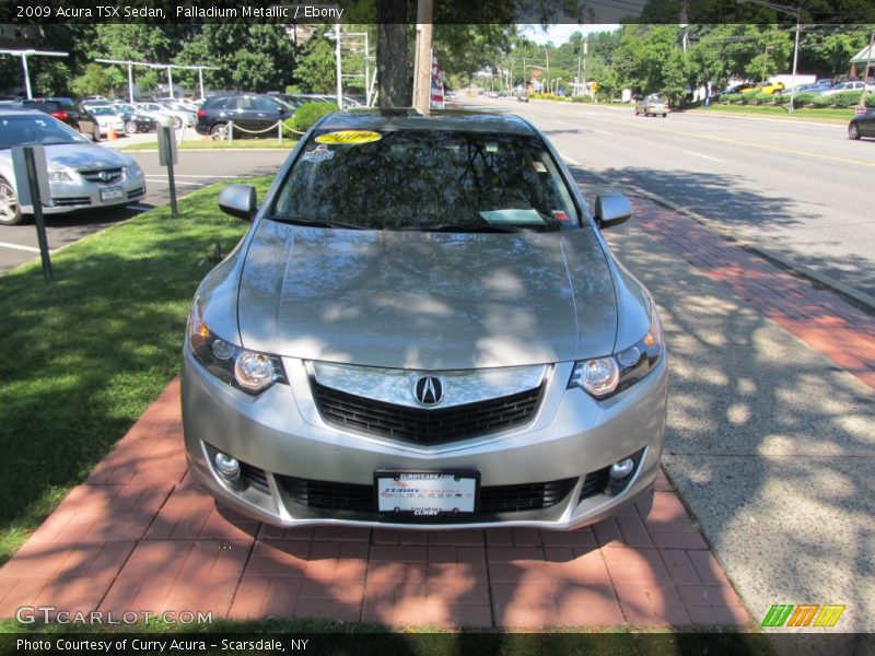 Palladium Metallic / Ebony 2009 Acura TSX Sedan