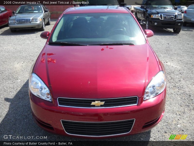 Red Jewel Tintcoat / Ebony Black 2008 Chevrolet Impala LT