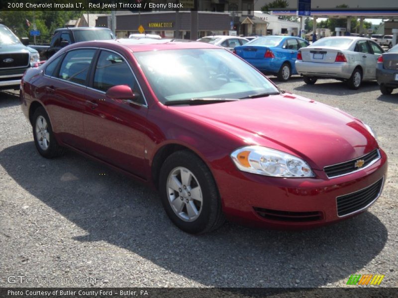 Red Jewel Tintcoat / Ebony Black 2008 Chevrolet Impala LT