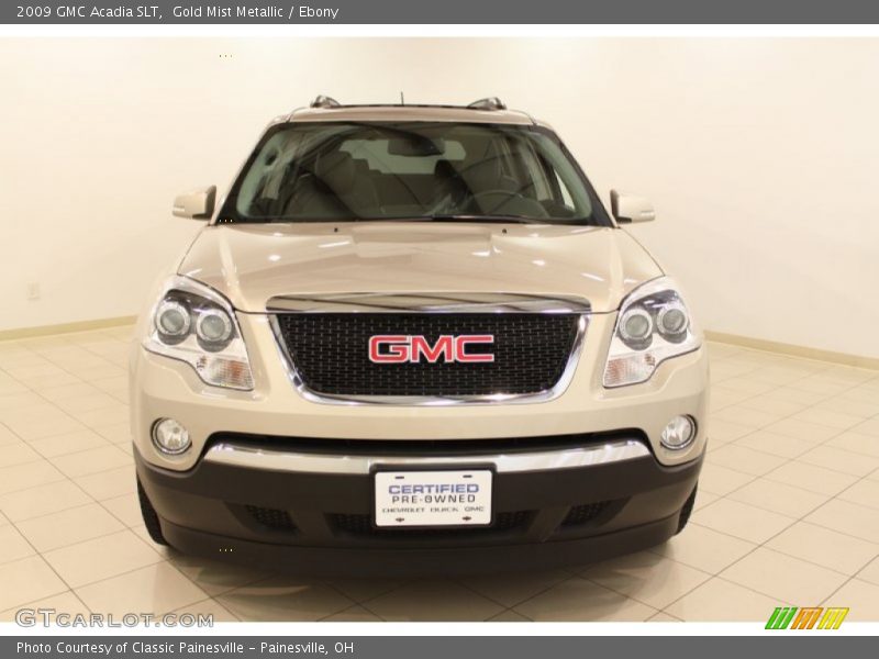 Gold Mist Metallic / Ebony 2009 GMC Acadia SLT