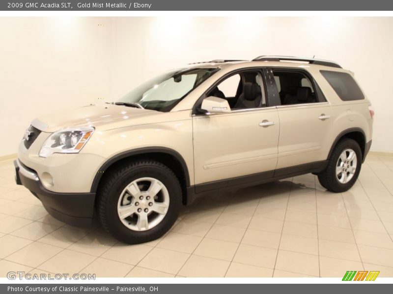 Gold Mist Metallic / Ebony 2009 GMC Acadia SLT
