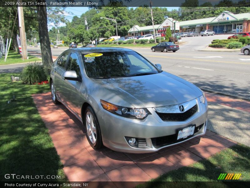 Palladium Metallic / Ebony 2009 Acura TSX Sedan