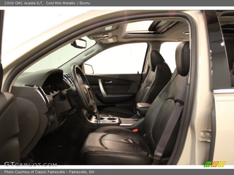 Gold Mist Metallic / Ebony 2009 GMC Acadia SLT