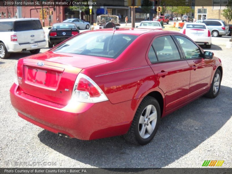 Redfire Metallic / Charcoal Black 2009 Ford Fusion SE