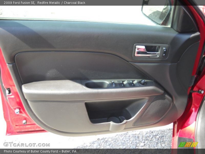 Redfire Metallic / Charcoal Black 2009 Ford Fusion SE