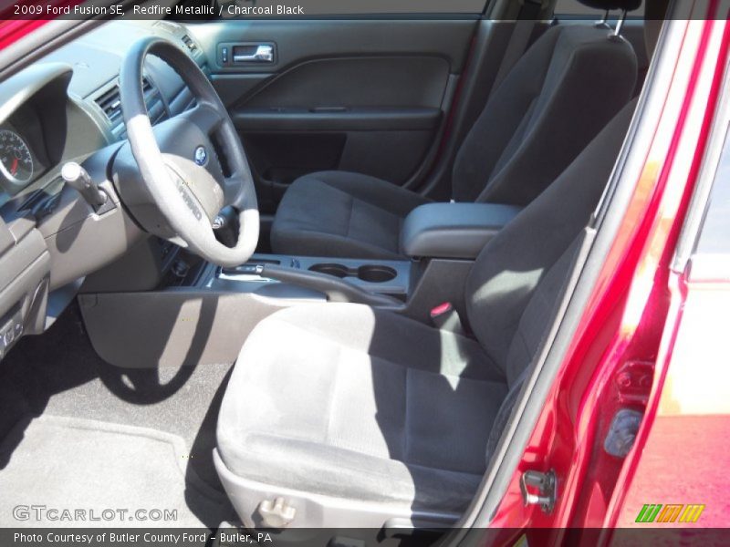 Redfire Metallic / Charcoal Black 2009 Ford Fusion SE