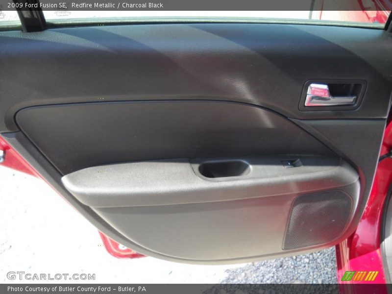 Redfire Metallic / Charcoal Black 2009 Ford Fusion SE