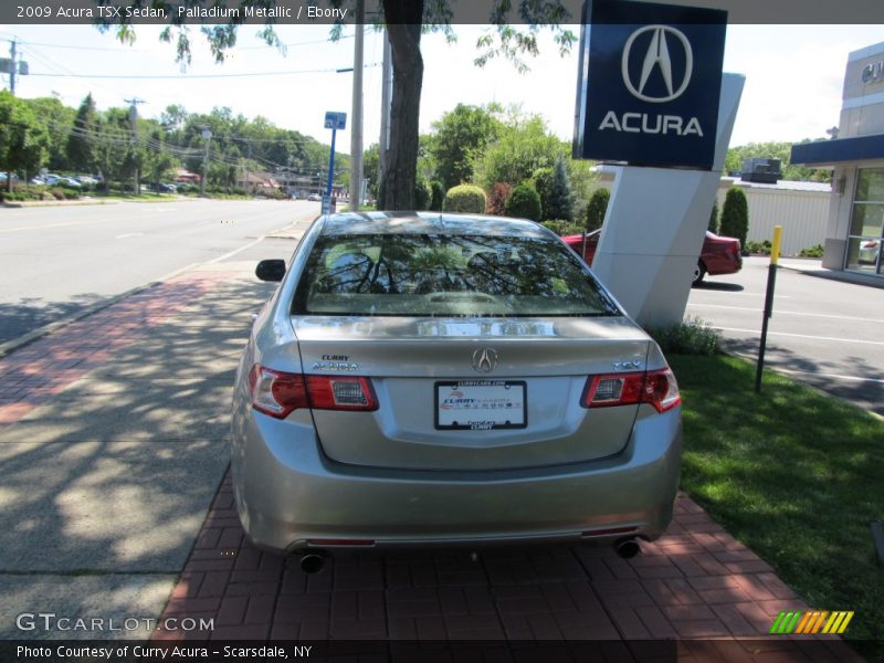 Palladium Metallic / Ebony 2009 Acura TSX Sedan