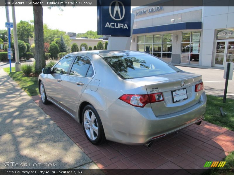 Palladium Metallic / Ebony 2009 Acura TSX Sedan