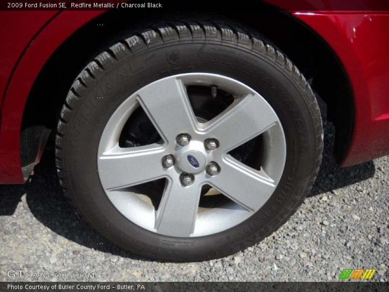 Redfire Metallic / Charcoal Black 2009 Ford Fusion SE