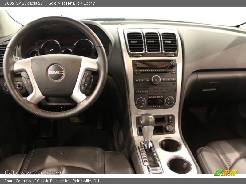 Gold Mist Metallic / Ebony 2009 GMC Acadia SLT