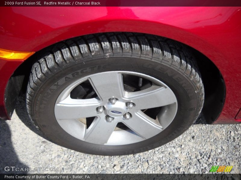 Redfire Metallic / Charcoal Black 2009 Ford Fusion SE