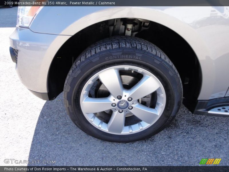 Pewter Metallic / Cashmere 2009 Mercedes-Benz ML 350 4Matic