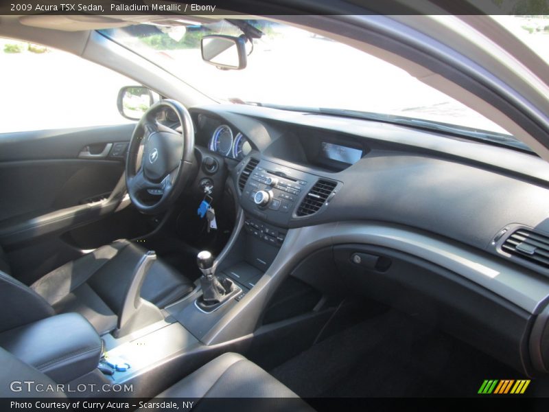 Palladium Metallic / Ebony 2009 Acura TSX Sedan
