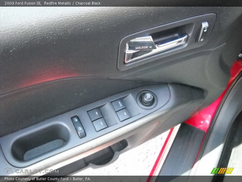 Redfire Metallic / Charcoal Black 2009 Ford Fusion SE